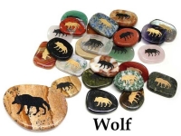 Totem Worry Stone (Wolf)