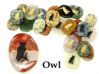Totem Worry Stone (Owl)